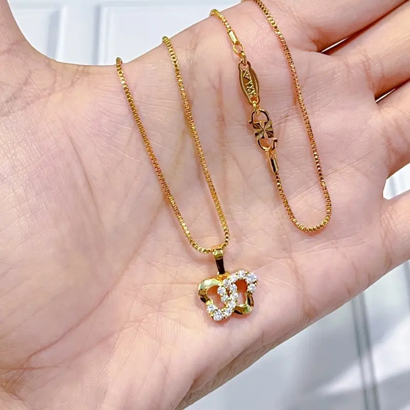 Spesial bigsale harga ambyar perhiasan anti karat perhiasan jewellery kalung gelang 3