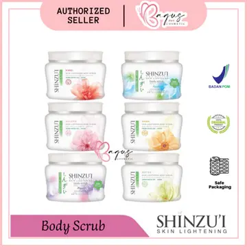 SHINZUI Body Scrub 110gr/200gr | Lulur Badan Memutihkan Mencerahkan