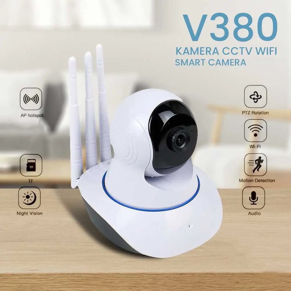 Kamera CCTV V380 Kamera CCTV WiFi PTZ Smart Camera 720P - Q5 Pro