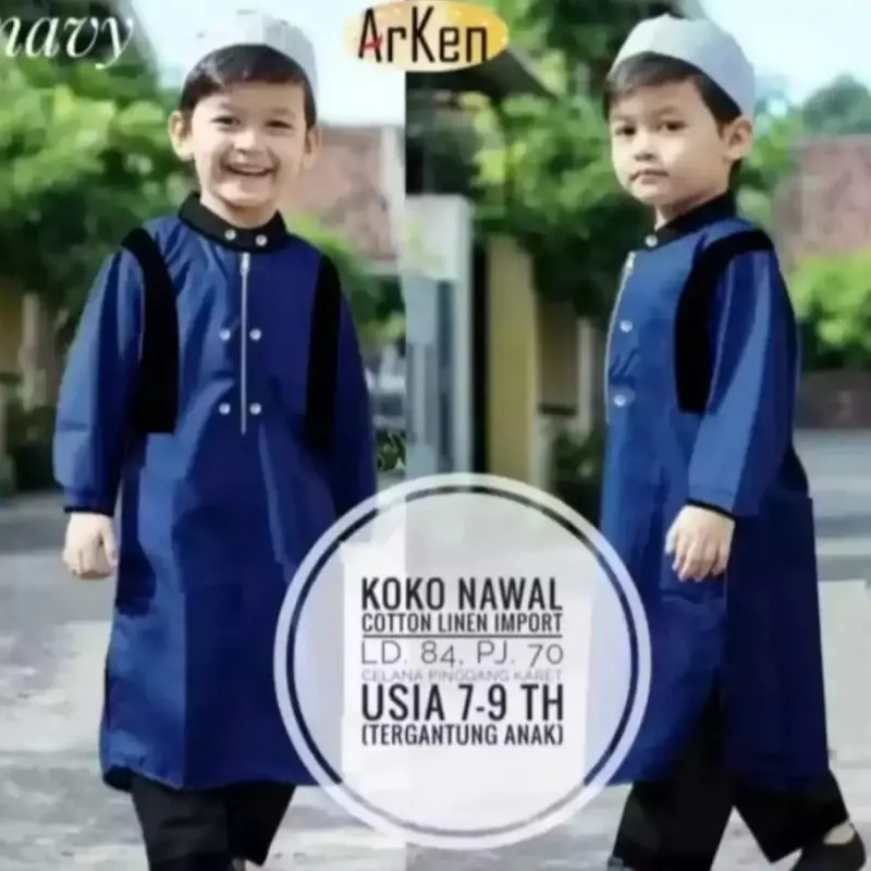 Setelan KOKO anak plus peci 0-12 thn // Setelan koko Pakistan anak // koko arken anak // koko anak terbaru // gamis koko anak 0