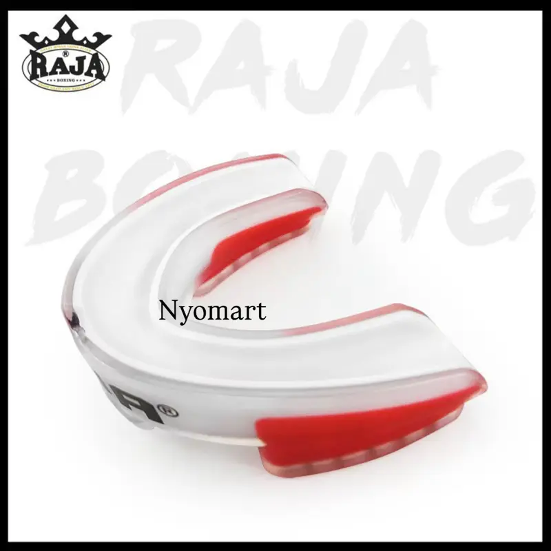 RAJA-BOXING Gumshield Pelindung Gigi Silicone Karet Boxing Mouthguard Tinju Gamsil MMA Alat