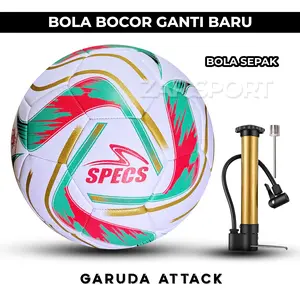 Bola Sepak Specs Garuda Attack 100% Real Pict | Bola Sepak Size 4 5 | Bola Sepak Murah | Indoor | Outdoor Ball  Kaki