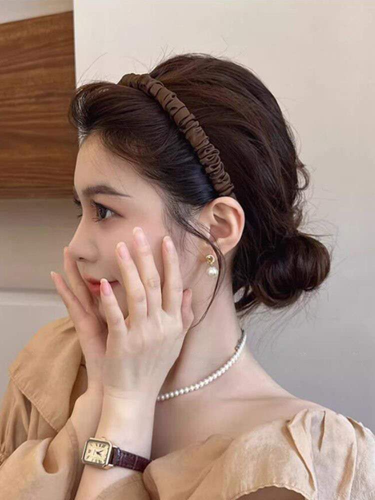 Bando Kain Aesthetic Warna Kalem dengan Pilihan Warna Elegan untuk Tampilan Harian Anda Headbands