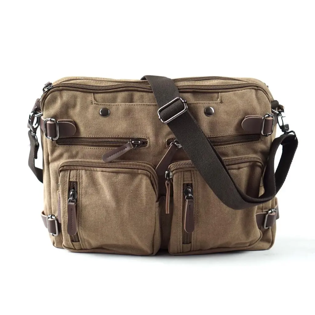 Russel (Triple Function Bag) - Tas Canvas Multifugsi - Tas Kerja - Tas Laptop