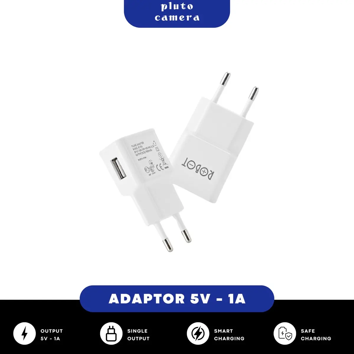 Adaptor Charger Kepala Charging 5V-1A for Digital Camera (Niji i20, Nara C25, Nexus R10)