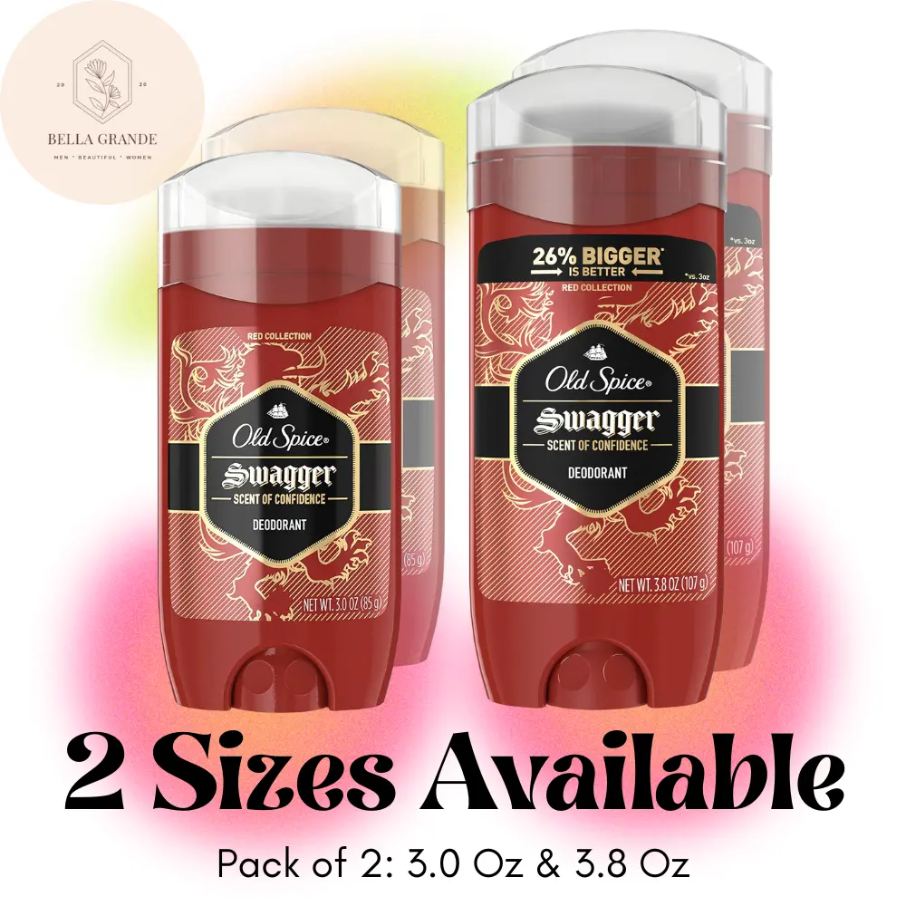 (PACK OF 2!!) Old Spice Swagger Aluminum-Free Deodorant (Available in 3.0 Oz/3.8 Oz)