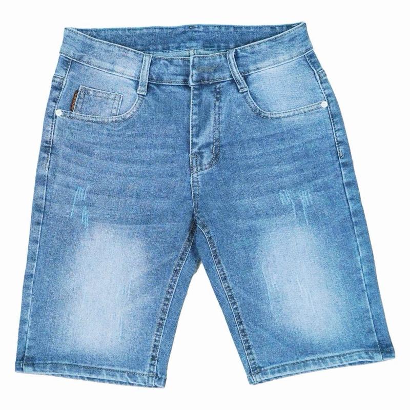 R-30 Quần Jean Nam Sọt Co Giãn Trắng Xanh