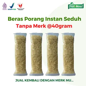Beras Porang Shirataki NON MERK sacet 40 gram cocok untuk maklon
