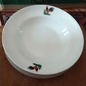 PAKET HEMAT 12  PIRING plastik ayam jago tebal anti pecah Plastik Kitchenware