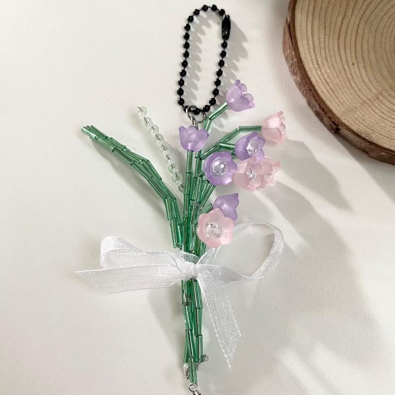 ￼[Tiệm Lity] Móc khoá Bouquet - Móc khoá handmade 8