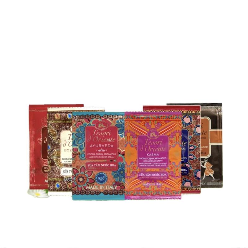  Sữa tắm Tesori d'Oriente 9ml  1 dây 12 gói   tiện dụng 