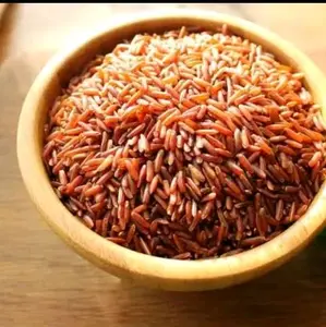 Beras merah pecah kulit organik pandan wangi berat( 1 KG ).