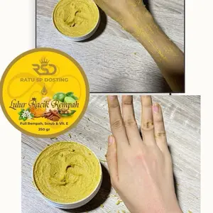 RSD LULUR RACIK REMPAH BY HIRAN  /SCRUB BADAN/MENCERAHKAN/PEMUTIH BADAN/HASIL LEBIH CEPAT Memutihkan Tubuh  Perontok Kotoran