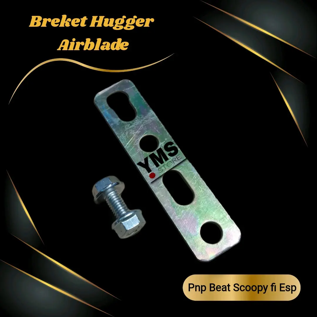 Breket Bracket Hungger Huger Hugger Knalpot Airblade Beat Deluxe Fi Esp Street Scoopy