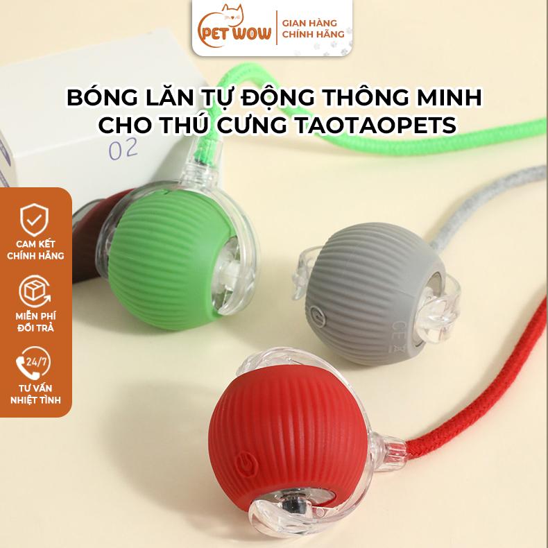 Đồ chơi bóng Tương Tác cho mèo, Bóng lăn tự động có đuôi, Có Thể Sạc Lại, Đồ…