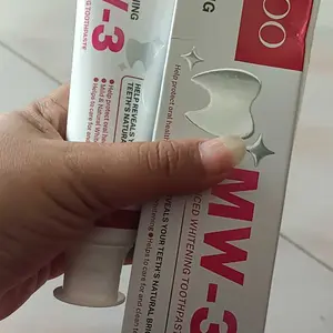 [Live Exclusive] METOO MW-3 Advanced Whitening Tooth Paste 1/2/3pcs - pemutih gigi / Bebas Sensitif / Bebas Karang Gigi / Pasta Gigi Probiotik / Gusi Sensitif / Membersihkan Noda Gigi