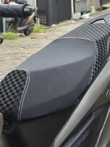 JOK BEAT CATUR DOUBLESEAT 3 JAHITAN-Jok Double Seat Motif kulit Catur 3D Amplas-jok motor beat fi esp street jok beat karbu