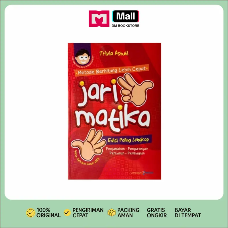 DM Bookstore - Buku Metode Berhitung Lebih Cepat Jarimatika 0