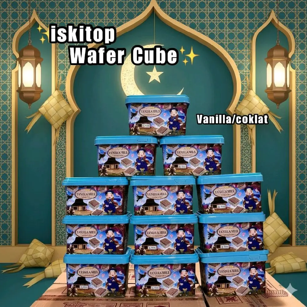 23.BISKITOP CUBE VANILA ISI 12