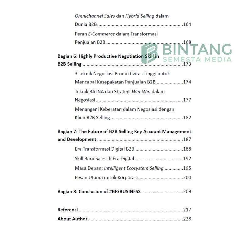 Bintang Semesta Media - #BIGBUSINESS Highly Productive B2B Selling Strategy: Key Account Management and Development
