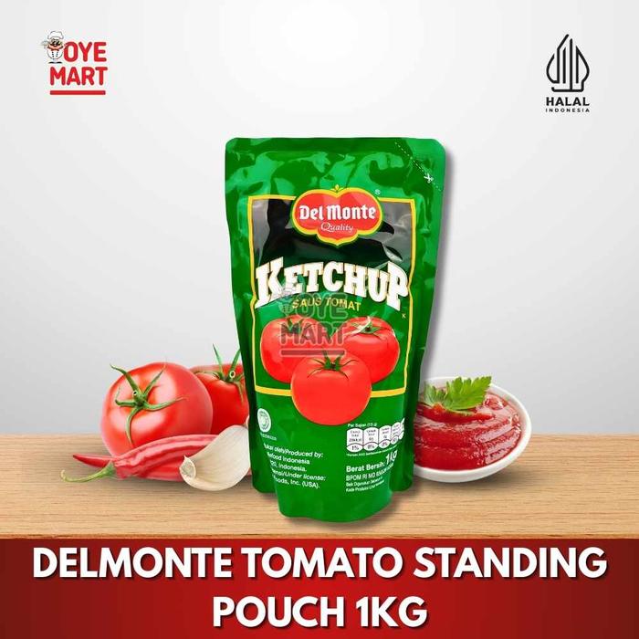 Gambar DELMONTE TOMATO STANDING POUCH 1 KG SAUS TOMAT dari OYEFROZEN BUAHBATU Kota Bandung Tokopedia