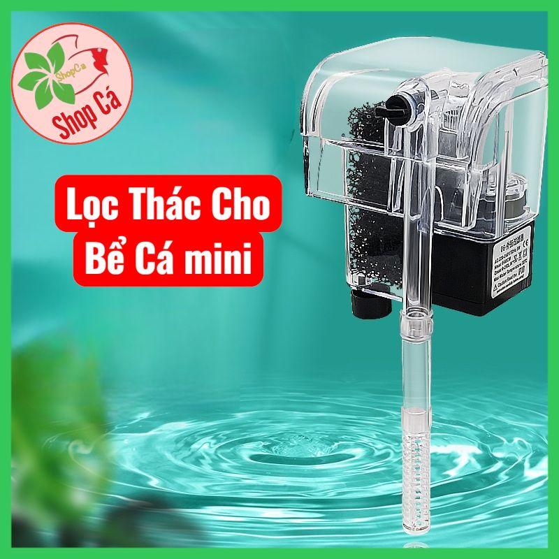 Lọc treo hồ cá lọc thác nước yên tỉnh màu trong suốt 3W 