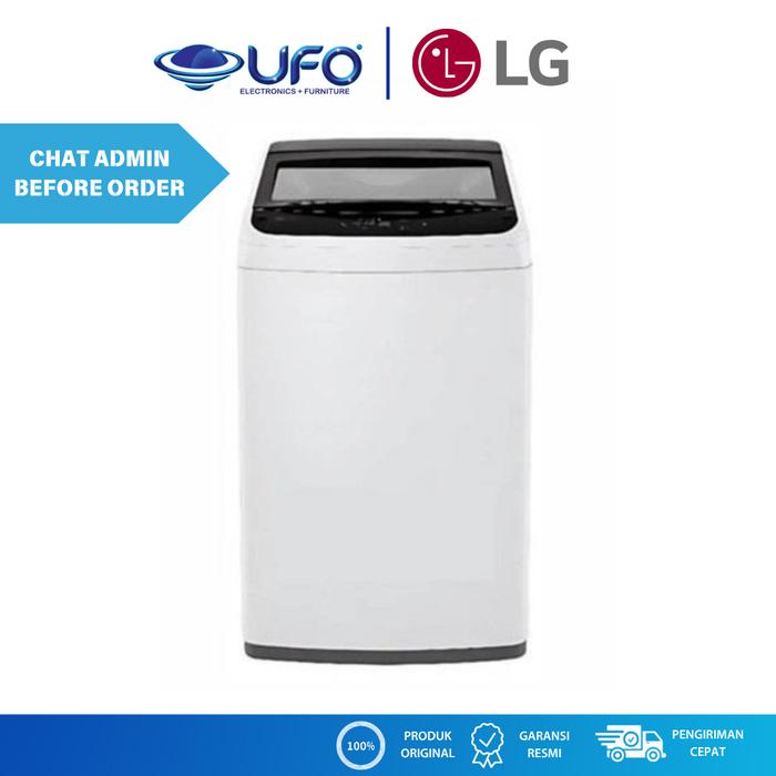 Gambar LG Mesin Cuci Top Loading Soft Close 7,5Kg T2175NBTW dari UFO ELEKTRONIK SEMARANG Kota Semarang Tokopedia