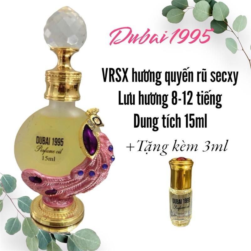 Kèm 3ml Tinh dầu nước hoa dành cho nữ veri sécxi hương thu hút quyến rũ 15ml Perfume Oil
