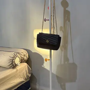 Hanger Mantel Besi Sederhana Anak-anak Jamur Rak Pakaian Vertikal Berdiri Di Lantai Rak Pakaian Kamar Tidur Ruang Modern