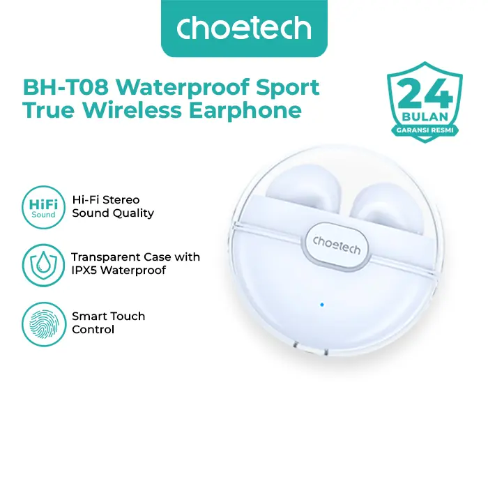 Choetech BH-T08 True Wireless Earbuds Waterproof Sport Bluetooth Earphone