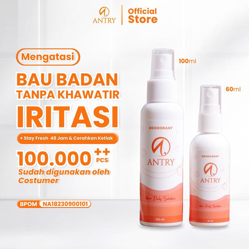 Deodorant Spray 100ml Sudah BPOM Natural dan anti iritasi 1