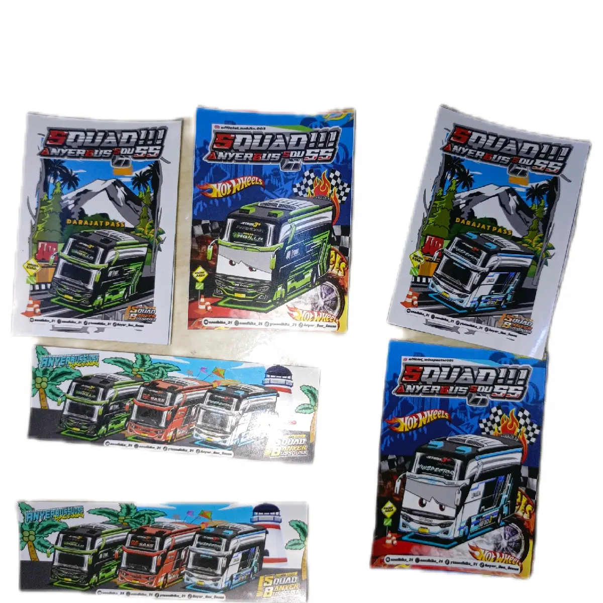 stiker bus qq trans gank nabila dan winspector