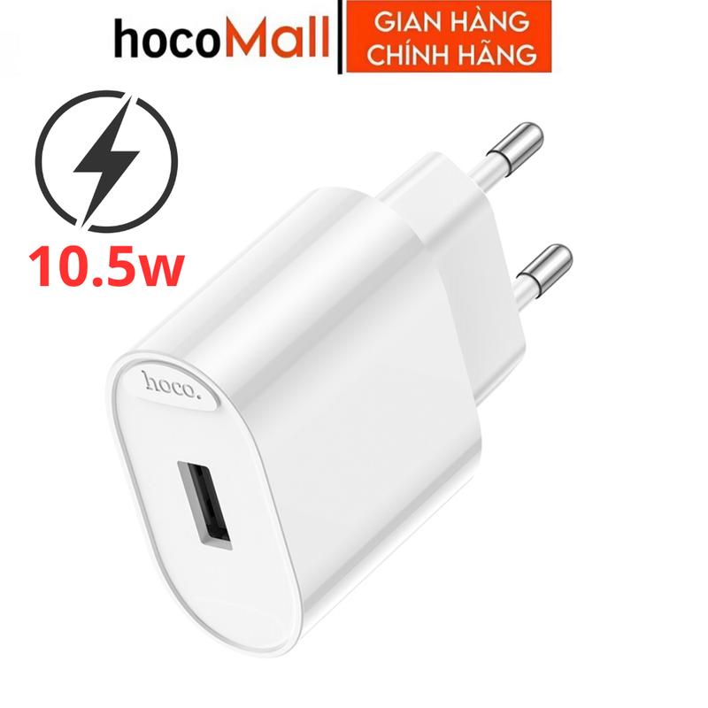 Củ sạc chính hãng hoco 10.5W Bộ sạc tiêu chuẩn dùng cho các dòng điện thoại ios và anodird