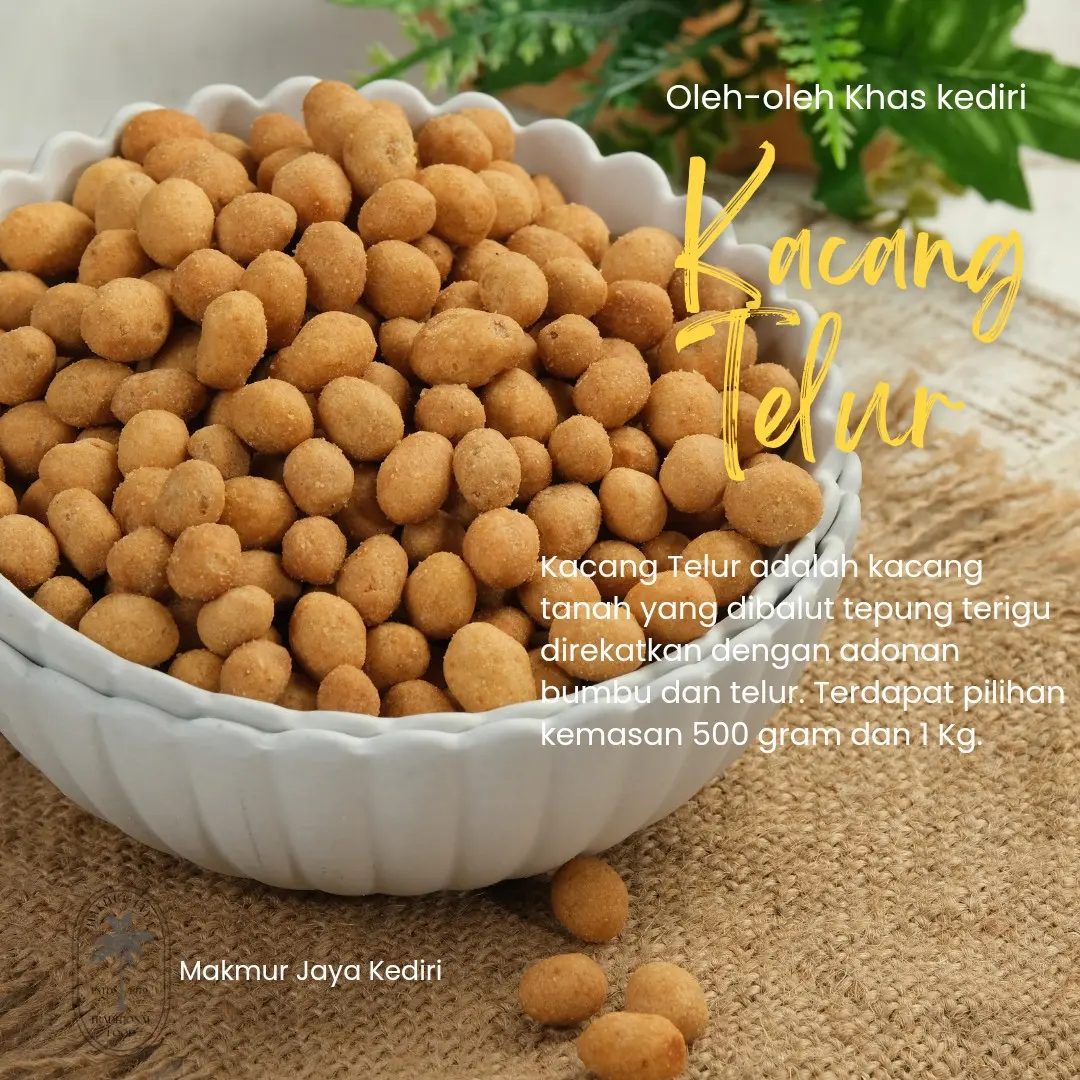 Kacang Telur Krispi Atom berat 1 kg