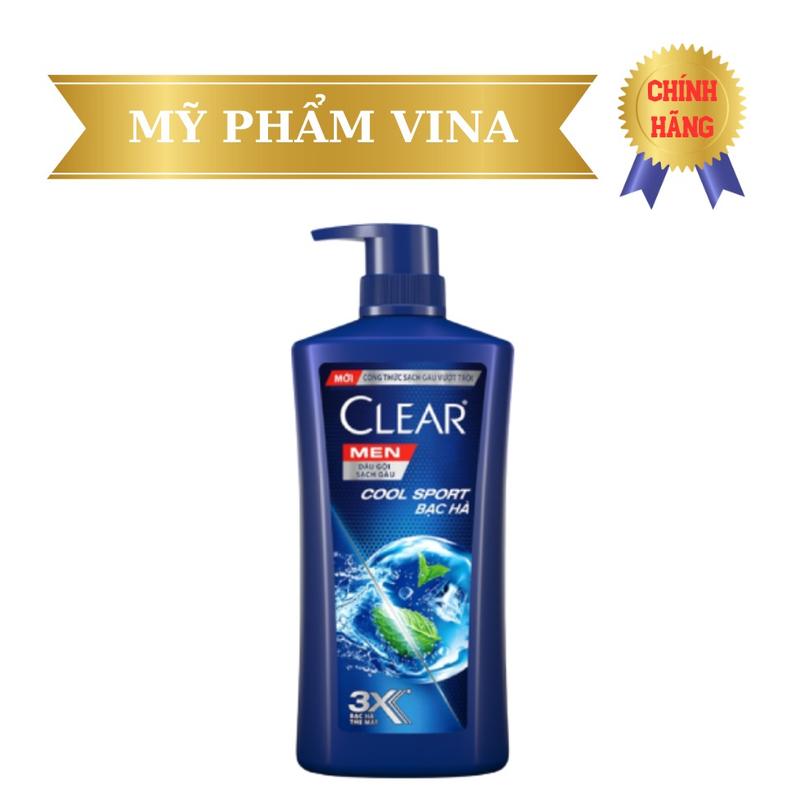 Dầu Gội Clear Men Cool Sport Bạc Hà 900gr