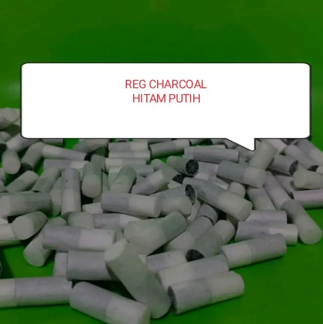 Kapas Busa Filter REG CHARCOAL 100GRAM Hitam Putih sebagai Media Filter untuk Sistem Pengolahan Air