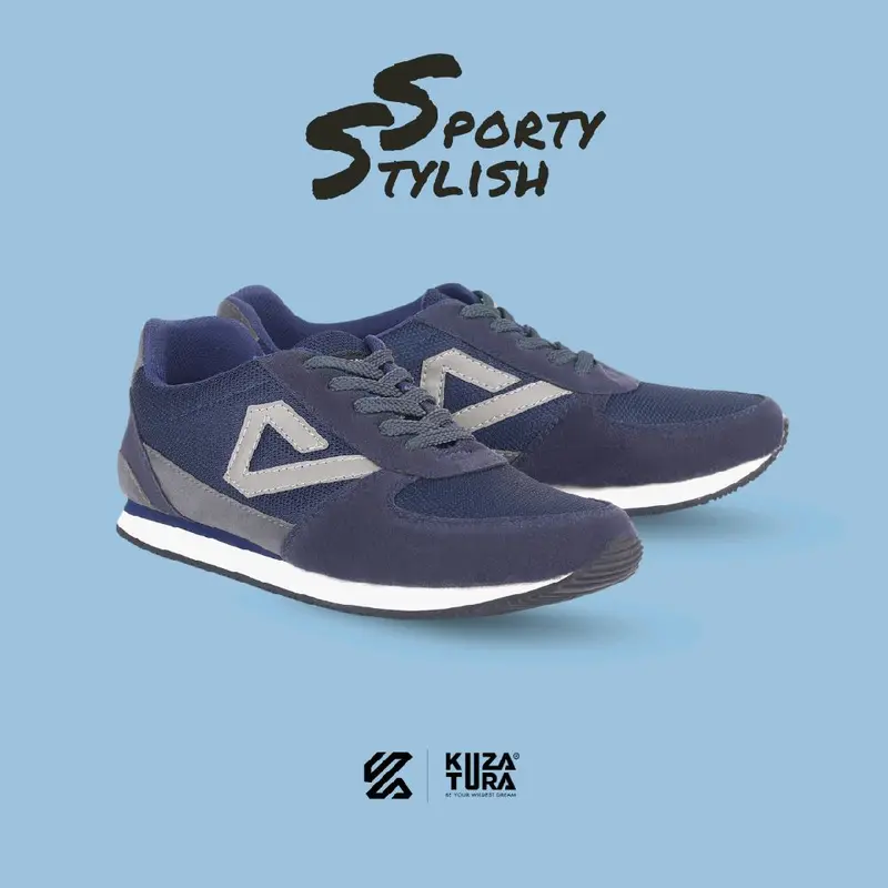 Sepatu Casual Pria Kuzatura NC KZS 555 sepatu sneaker original sepatu murah berkualitas awet  tahan lama 1