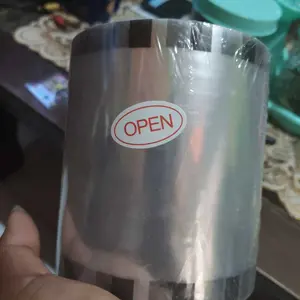 Tutup Segel Plastik Isi [1200, 2000 Pcs] Cup Sealer Lid / Plastik Penutup Gelas Kopi Teh / Plastic Cup Sealer / Plastik Seal Cup / Cup Sealer Premium / Cup Sealer Roll - Bahan Premium