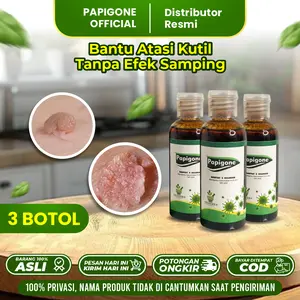 PAPIGONE terbuat dari bahan alami yang diformulasikan bisa membantu menghilangkan kut*l klmn.