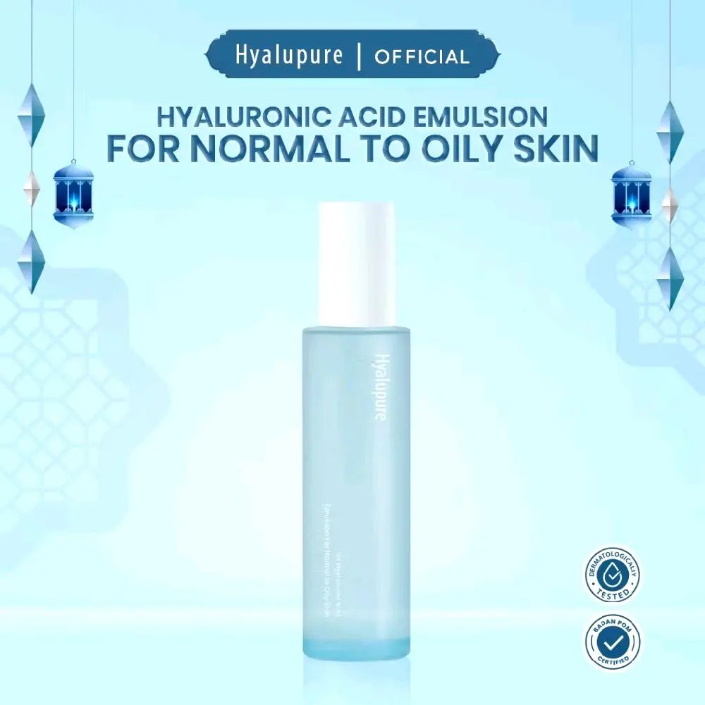 (OILY SKIN) Hyalupure 9x Hyaluronic Acid Emulsion for Normal to Oily Skin 100ml - Pelembab Wajah Moisturizer Melembabkan Perawatan Berminyak Extract