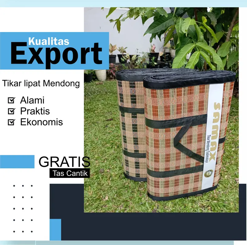 TIKAR LIPAT MENDONG UKURAN JUMBO 2X3 Meter Camping Outdoor 0