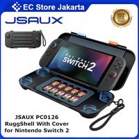 Gambar JSAUX PC0126 Ultra Shockproof Case Storage Card Hard Shell Carrying Case Aksesoris Untuk Switch 2 - Black dari EC Store Jakarta Kota Administrasi Jakarta Barat 1 Tokopedia