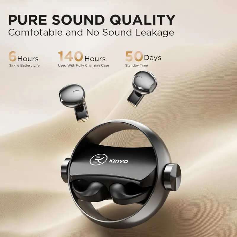 KINGLUCKY 2 in 1 TWS Bluetooth Wireless A20 with Touch Control Waterproof Long Batery Life 6hours | TWS Anti Noise Beli 1 Dapat 2 TWS 8