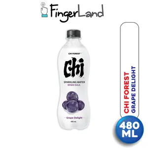 CHI FOREST Sparkling Water Grape Delight 480 Ml Air Soda Rasa Anggur