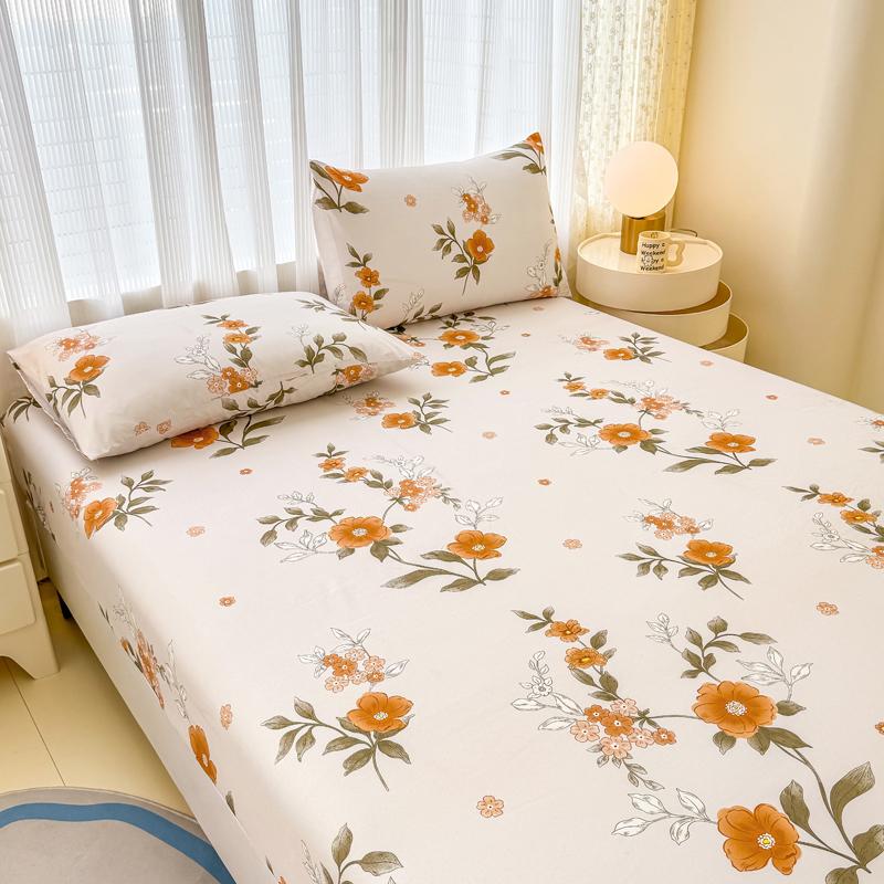Product Introduction of Cotton Cadar Tatami mattress cover Hotel Fitted Bedsheet Single Queen King Plain Bed Sheet Getah Keliling Pillow Case cadar multicolor  bedsheets  hotel beige fade resistant sheets & pillowcases pink skin-friendly sheets & pillowcases 34