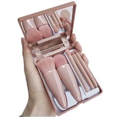 BISA COD K5282 Kuas Cermin 5 in 1 / Brush Make Up  / Set Brush Cermin / Kuas Makeup Cermin 5