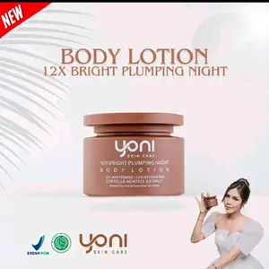 Yoni Skincare Body Lotion 12x Bright Plumping Night | Mencerahkan kulit Tubuh