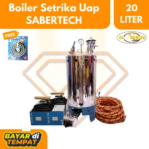 [BISA COD] Boiler Setrika Uap Laundry Sabertech 20L Lengkap / Boiler + Kompor / Boiler