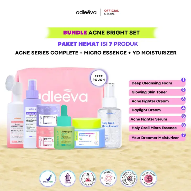 Adleeva Skincare Paket Complete Bundle Set 5