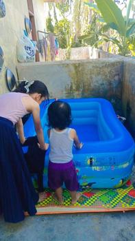 Product Review of Kolam renang ukuran 180cm motif lucu PREMIUM Brand Playground Anak Kotak Permainan Lem from N** ** 0